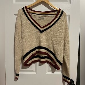 Urban Outfitters Tan Vneck Sweater